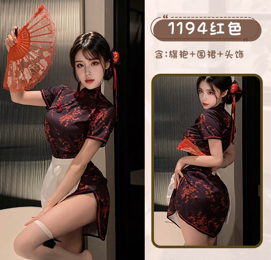 Xin Ying Sexy Underwear China Niang Cheongsam Passion Free Couple Flirting Temptation Uniform cos Role Play