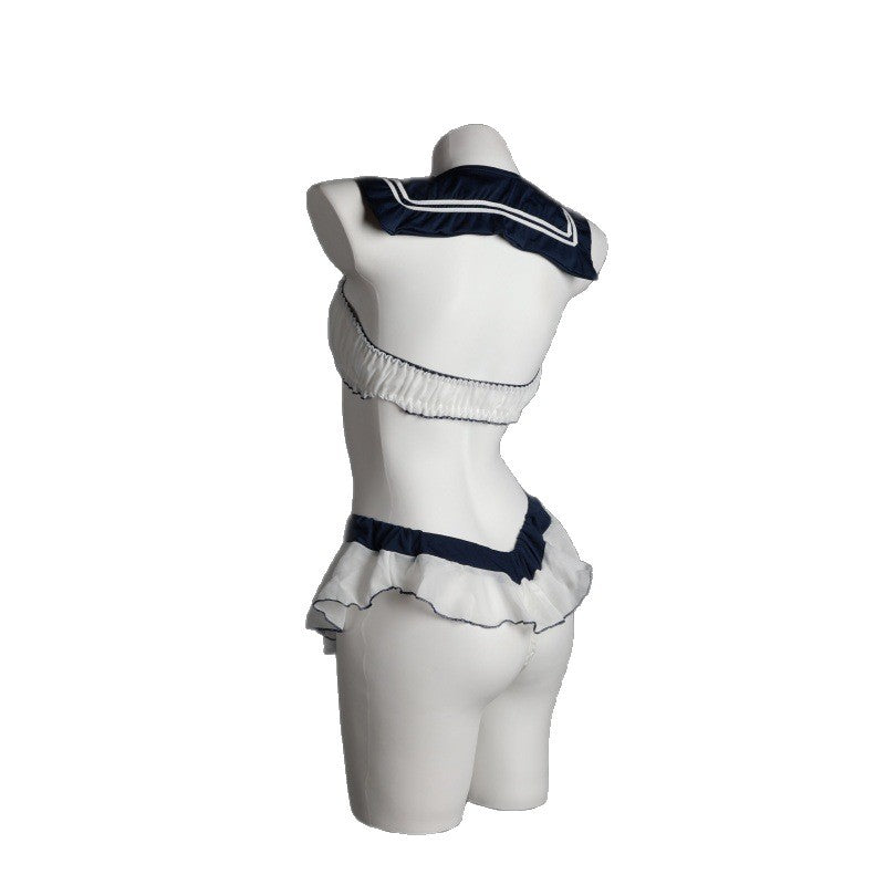 LS Sexy Lingerie Female Sexy Maid Student Uniform Open-Fit Free Pure Desire Character Student Wear 8226