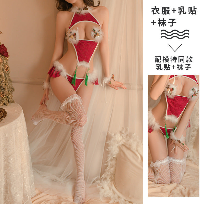 Sexy Lingerie Uniform Temptation Halloween Cosplay Christmas Suit Chinese Style Bellyband Flying Han Dynasty New Year's Day