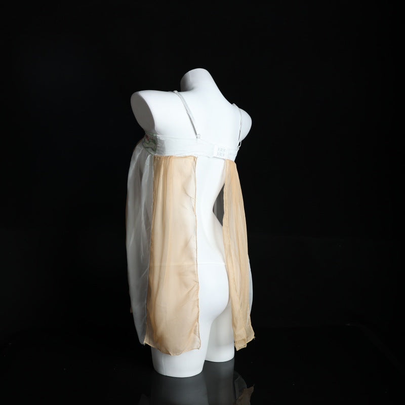LS Perspective Sexy Ancient Dance Maid Uniform Temptation Pure Desire Hanfu Suit Ancient Style Dunhuang Underwear Uniform