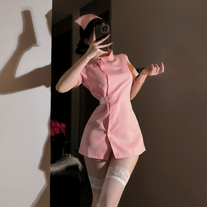 Sex lingerie nurse outfit pure desire bed cosplay sexy uniform suit temptation Halloween suit 1418