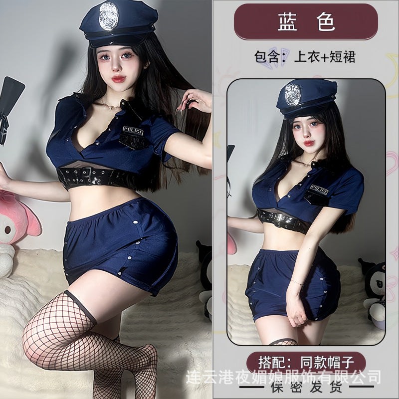 sexy lingerie sexy motorcycle stewardess hot girl policewoman bar nightclub ktv halloween cos cosplay uniform