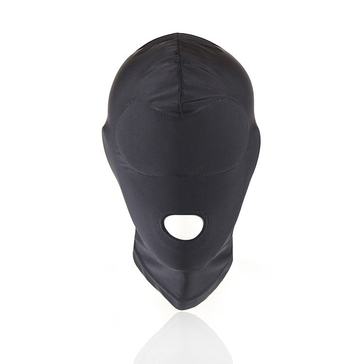 Adult supplies exposed mouth and eyes Hood role play Halloween gift mask sexy lingerie headgear SM