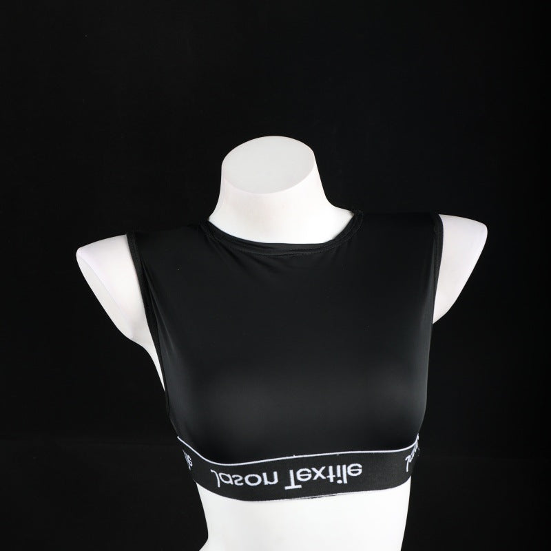 LS Sexy Underwear Anime Two-Piece Swimsuit Feminine No-Take-Off Student Tight Sports Suit