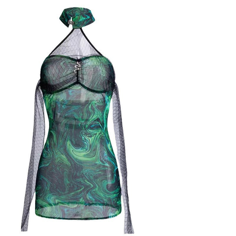 Classical Sex Lingerie Sexy Cheongsam Pure Flirting Abstinence Seductive Pajamas Qqny Nightgown Lace suit