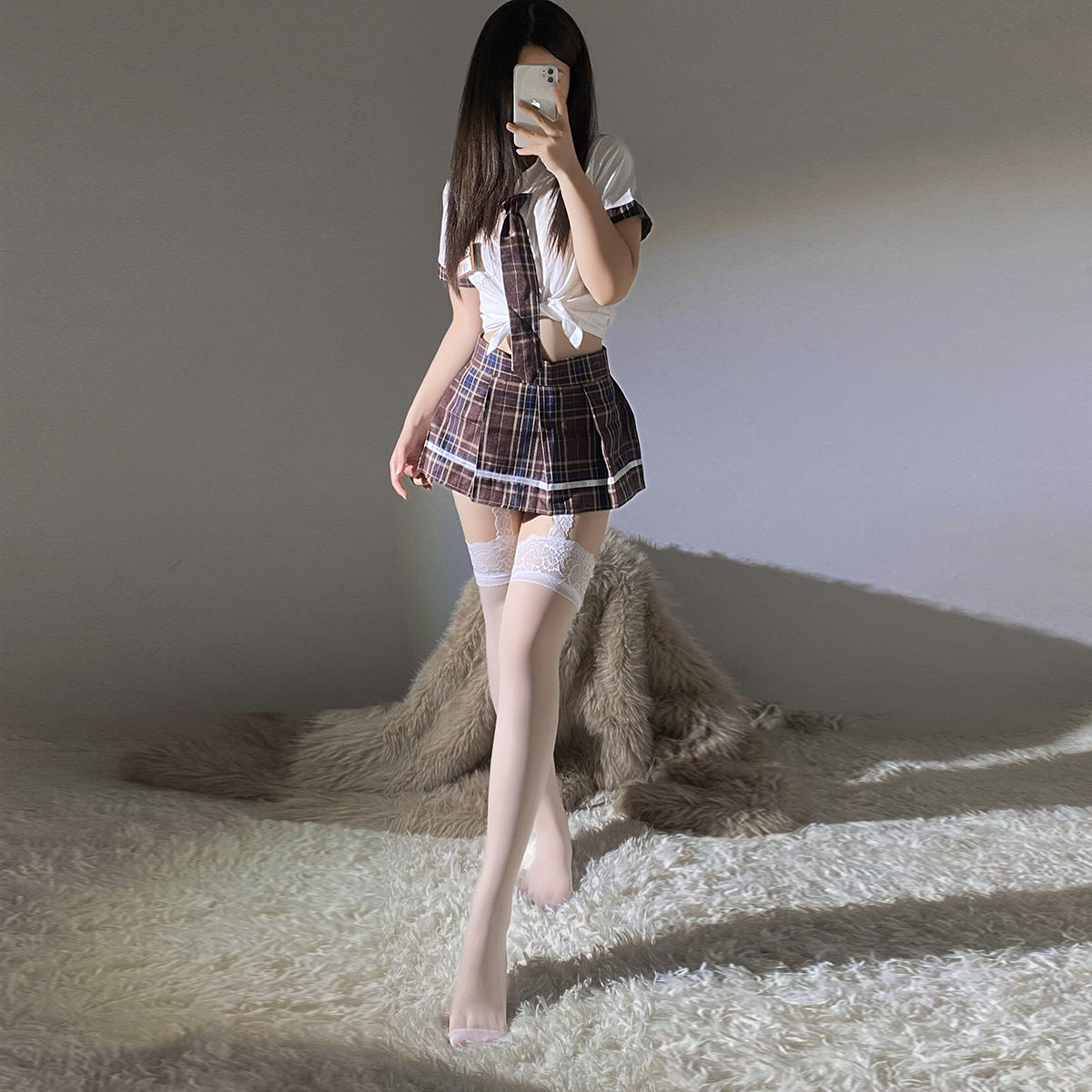 LS Sex Stockings Internet Popular Same Silk Pants Silk Fun Horse Oil Stockings Stacked in suspenders