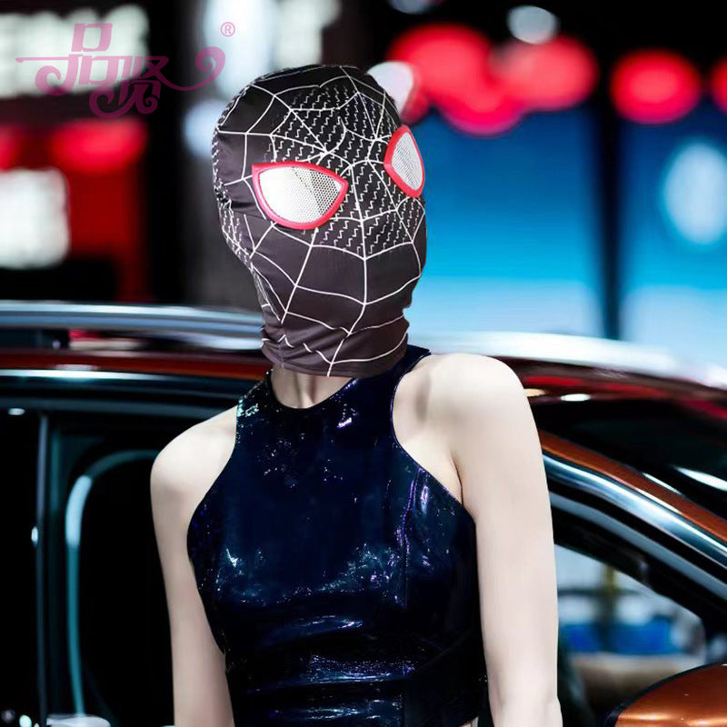 Pinxian Spider-Man Headgear Halloween Funny Mask Mask Mask Sexy Underwear Accessories Sexy suit 2250