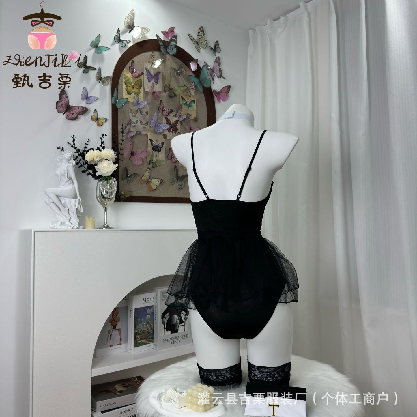 Jili Sexy Nun Uniform Sexy suit Halloween Costume Cosplay Nun Dress Up Costume