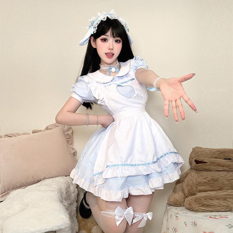 Halloween cosplay Cute Sister Pure Desire Lolita Sexy Sex Uniform Small Chest Temptation Maid Costume Lolita