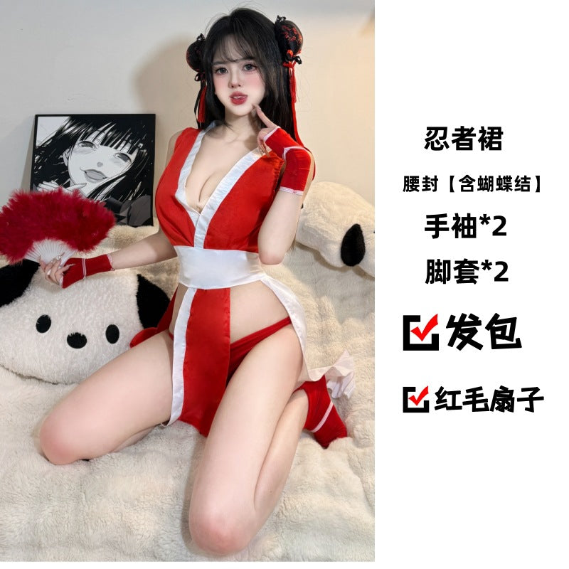 New Female Ninja Game Uniform Role-Playing Halloween Performance Costume Sexy Lingerie Temptation Suit Temptation