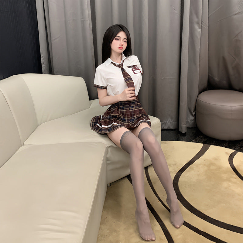 Ying Sex Lingerie Sexy Student cos Uniform Temptation jk Short Skirt Dead Water Passion Suit Female 185