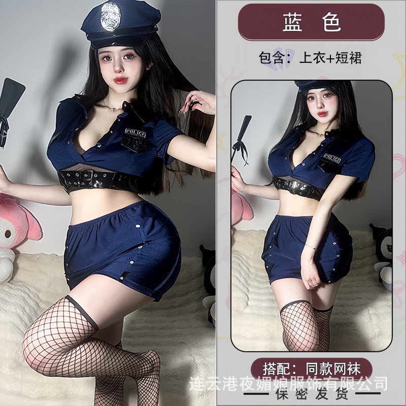 sexy lingerie sexy motorcycle stewardess hot girl policewoman bar nightclub ktv halloween cos cosplay uniform