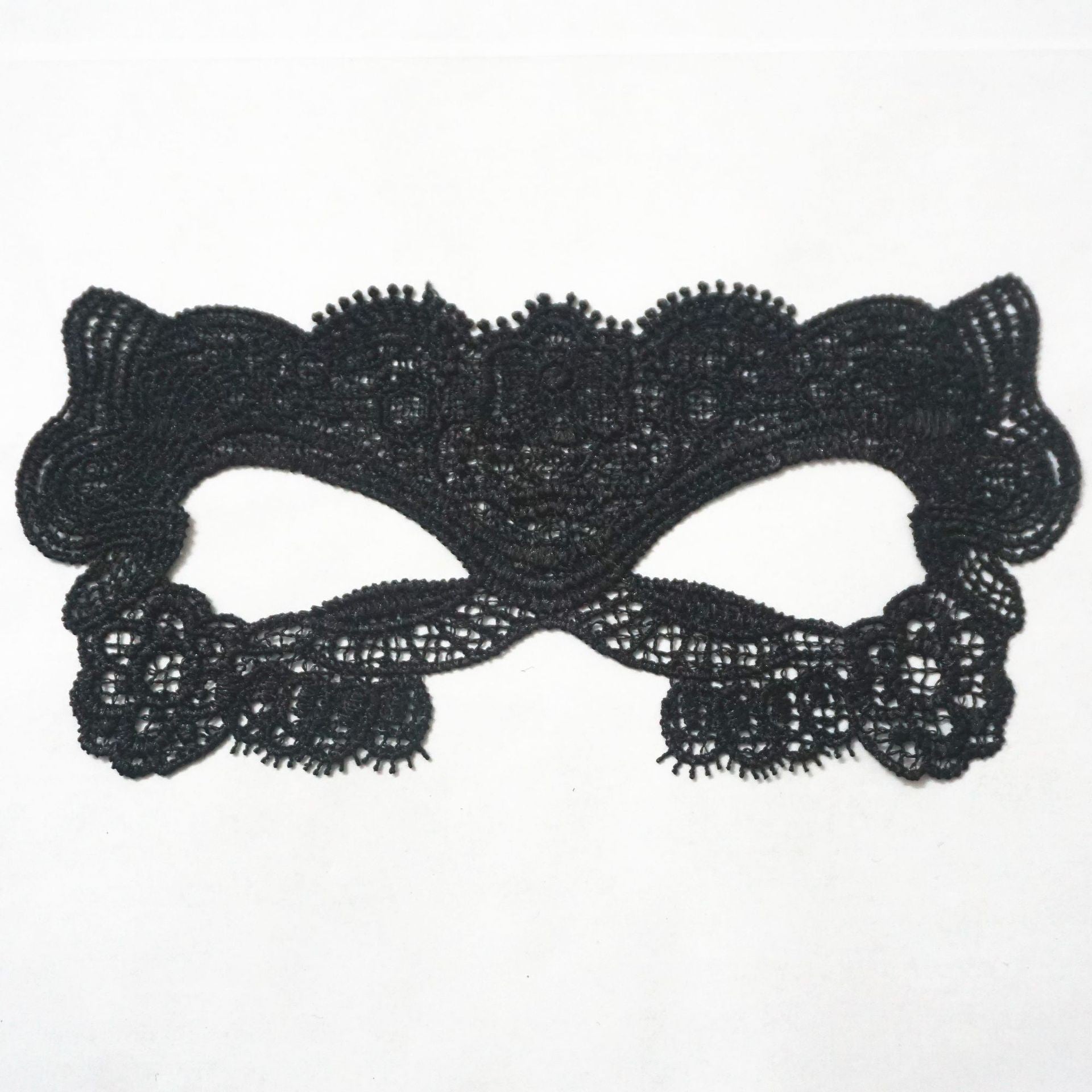 Factory Direct Sales Black Queen Sexy Lace Eye Mask Fashion Theme Prom Party Mask Halloween Christmas