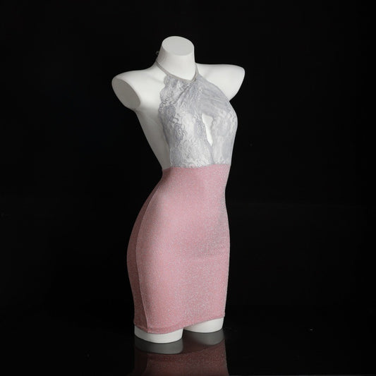 LS Sexy Lingerie Sexy Temptation Halter Neck Hip Skirt Uniform Temptation Suit Nightclub Outfit Secretary Outfit