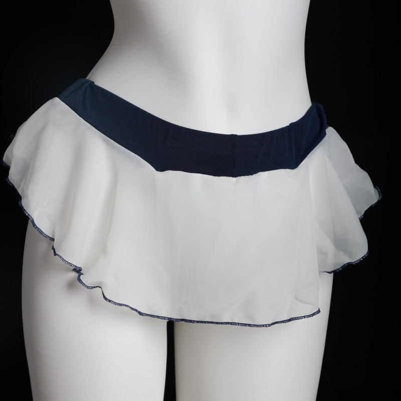 LS Sexy Lingerie Female Sexy Maid Student Uniform Open-Fit Free Pure Desire Character Student Wear 8226