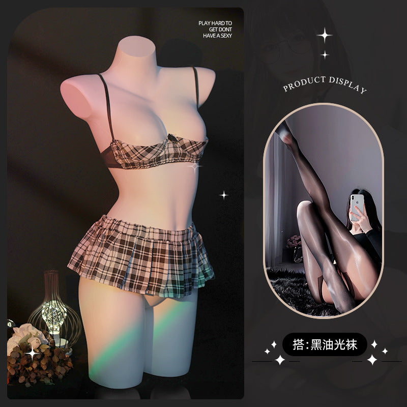 LS Sexy Underwear Uniform suit Sexy Temptation Hot Skirt Split Maid Maid suit 9032