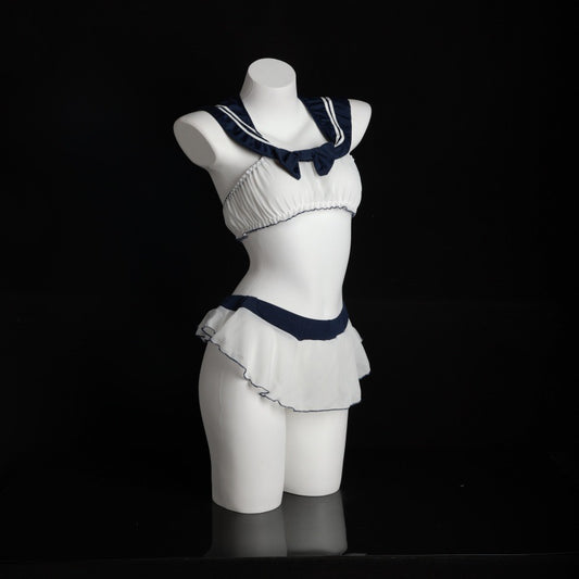 LS Sexy Lingerie Female Sexy Maid Student Uniform Open-Fit Free Pure Desire Character Student Wear 8226