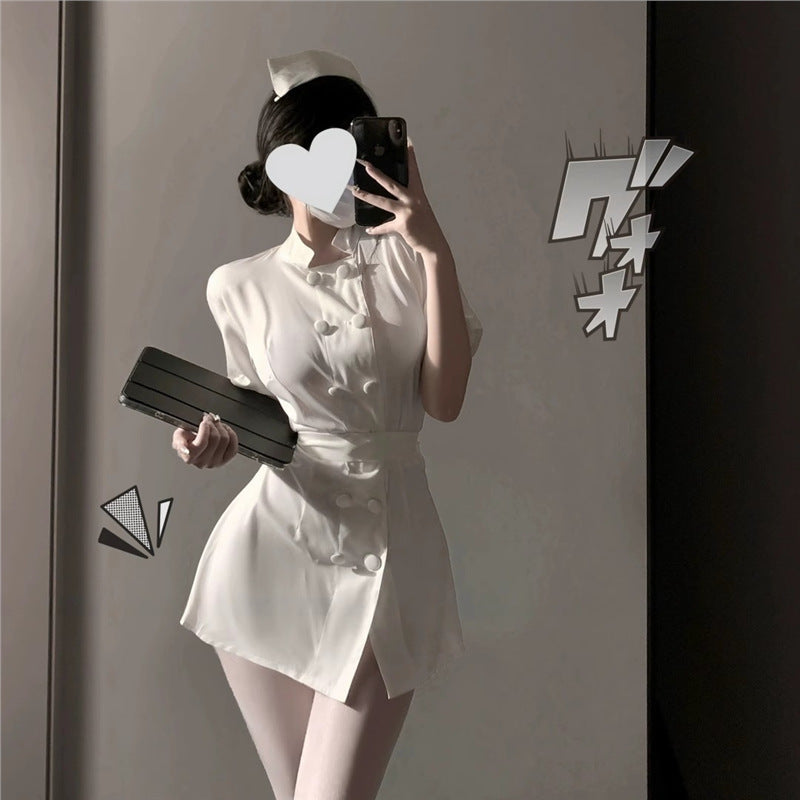 Sexy Pure Desire Nurse Uniform 2024 suit cosplay Spice Doctor Halloween Night Maid