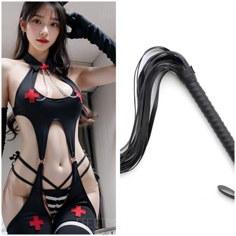 Halloween Rabbit Nurse jumpsuit hollowed-out suit sexy lingerie secondary role play