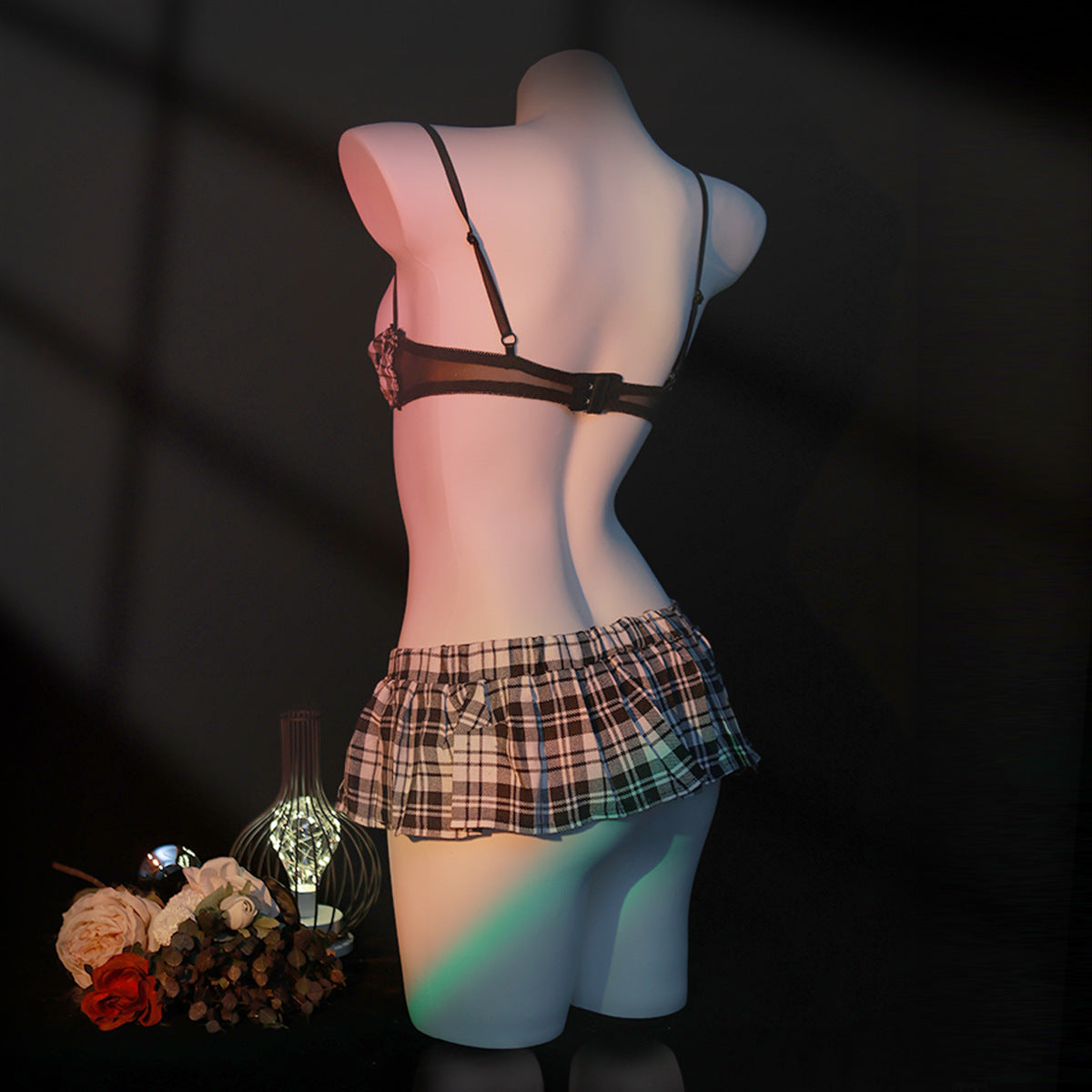 LS Sexy Underwear Uniform suit Sexy Temptation Hot Skirt Split Maid Maid suit 9032