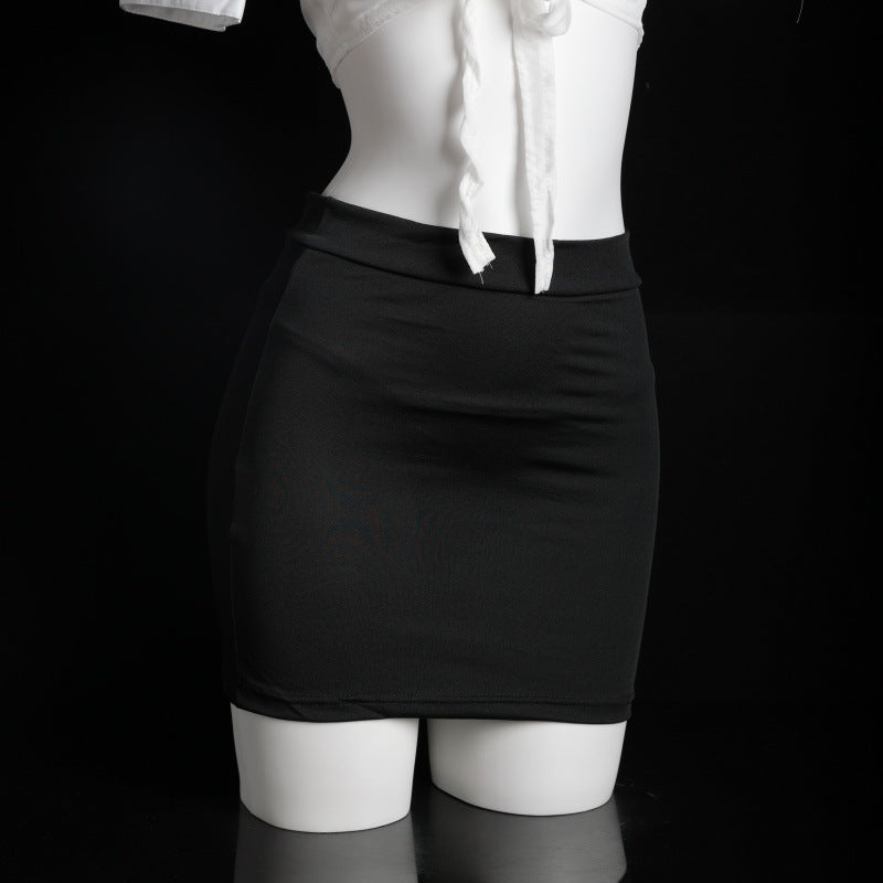 LS Sexy Lingerie Sexy Uniform Ol Secretary Outfit Tight Temptation Passion Suit Role Play 9105