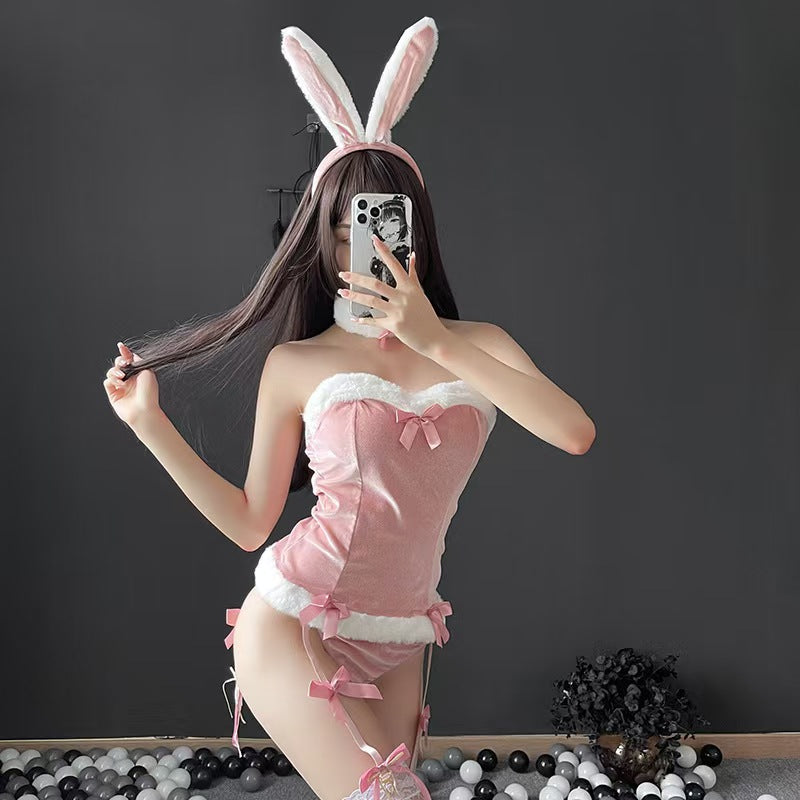 Sexy Lingerie Bunny Christmas Uniform Temptation Pajamas Passion Midnight Charm Flirting Hot suit