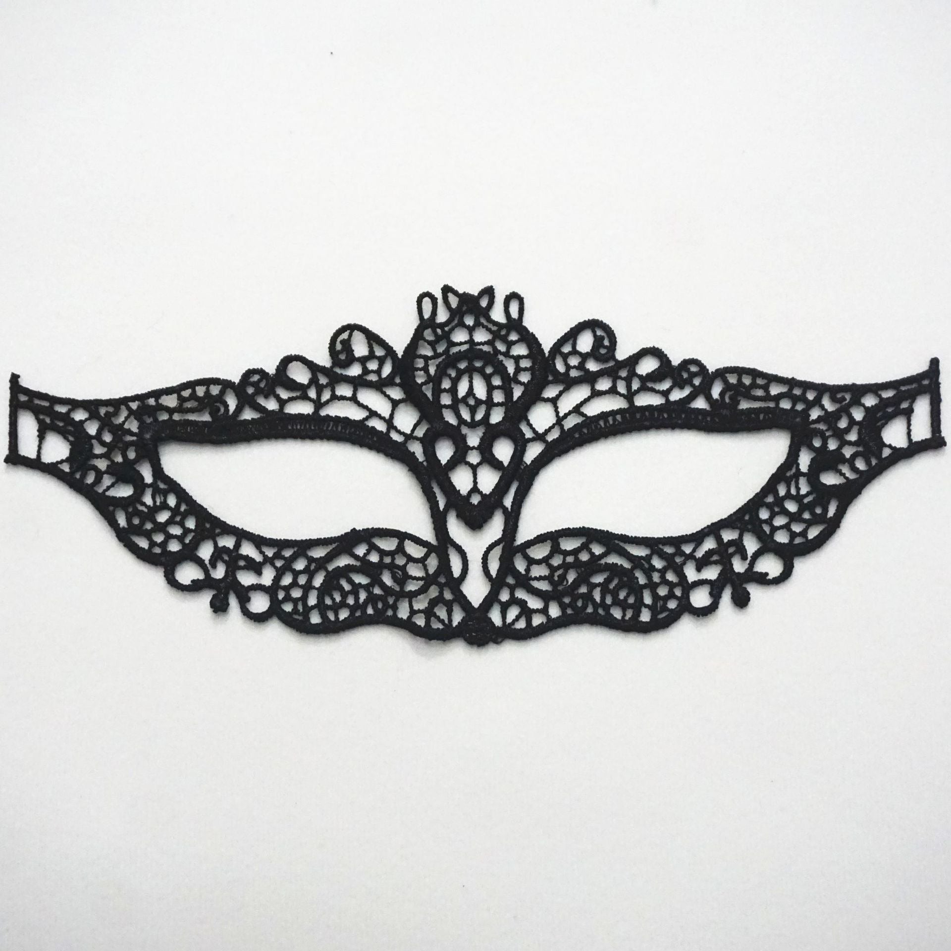 Factory Direct Sales Black Queen Sexy Lace Eye Mask Fashion Theme Prom Party Mask Halloween Christmas