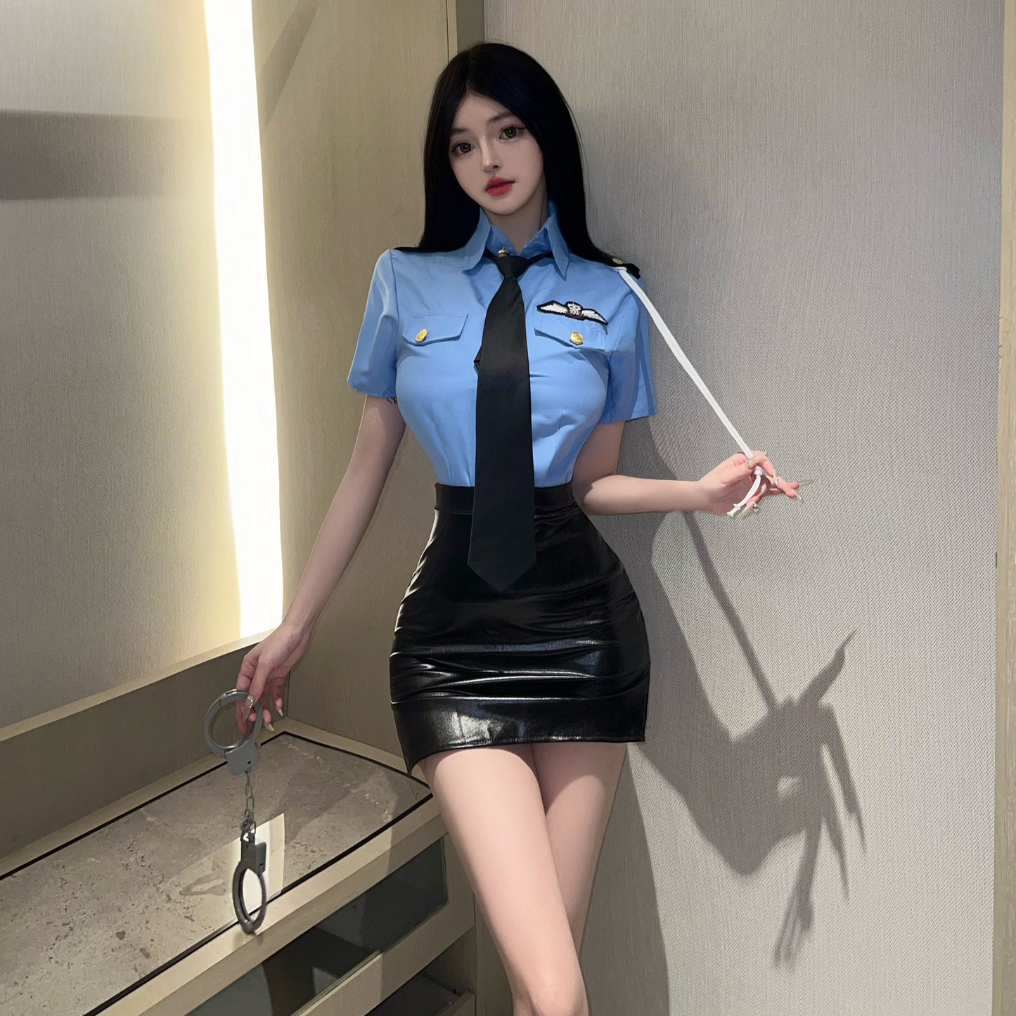 Halloween sexy lingerie sexy nightclub policewoman uniform temptation bed free stewardess passion clothes suit