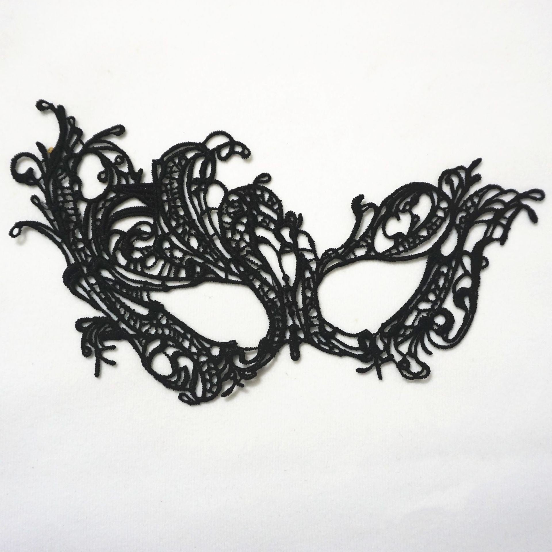 Factory Direct Sales Black Queen Sexy Lace Eye Mask Fashion Theme Prom Party Mask Halloween Christmas