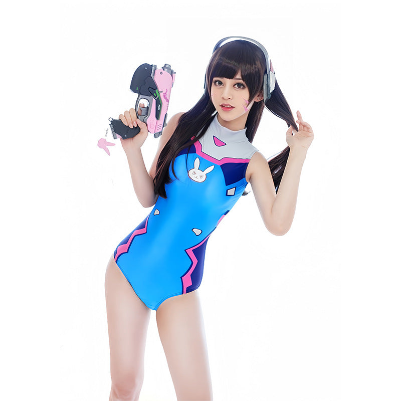 Halloween Overwatch Pioneer DVA Swimsuit Asahi Tights Asahi Tight Fit Dead Pool cos