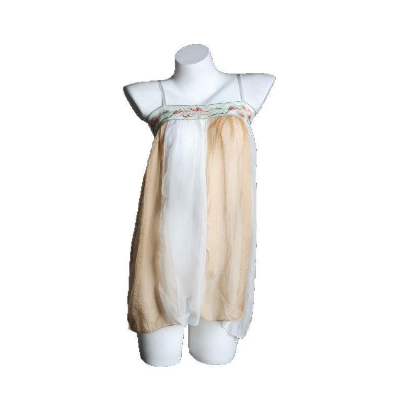 LS Perspective Sexy Ancient Dance Maid Uniform Temptation Pure Desire Hanfu Suit Ancient Style Dunhuang Underwear Uniform