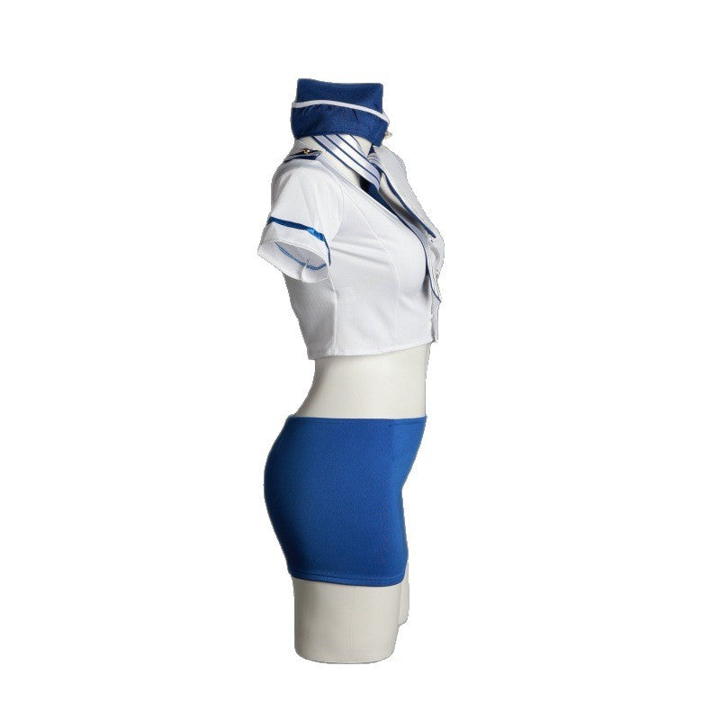 LS Sentice Underwear Uniform JK suit Temptation Uniform Stewardess Sailor suit Women Pleated Skirt 8193