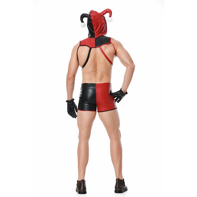 European and American Cross-Border Halloween Macho Clown Sexy Sexy Lingerie Cosplay Nightclub Temptation Stage Performance Clothing