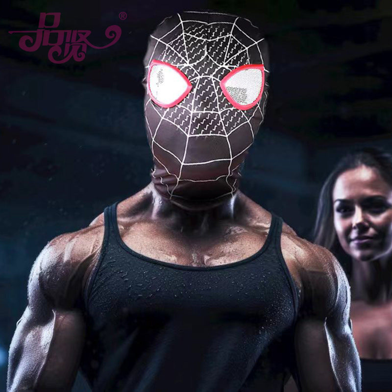 Pinxian Spider-Man Headgear Halloween Funny Mask Mask Mask Sexy Underwear Accessories Sexy suit 2250