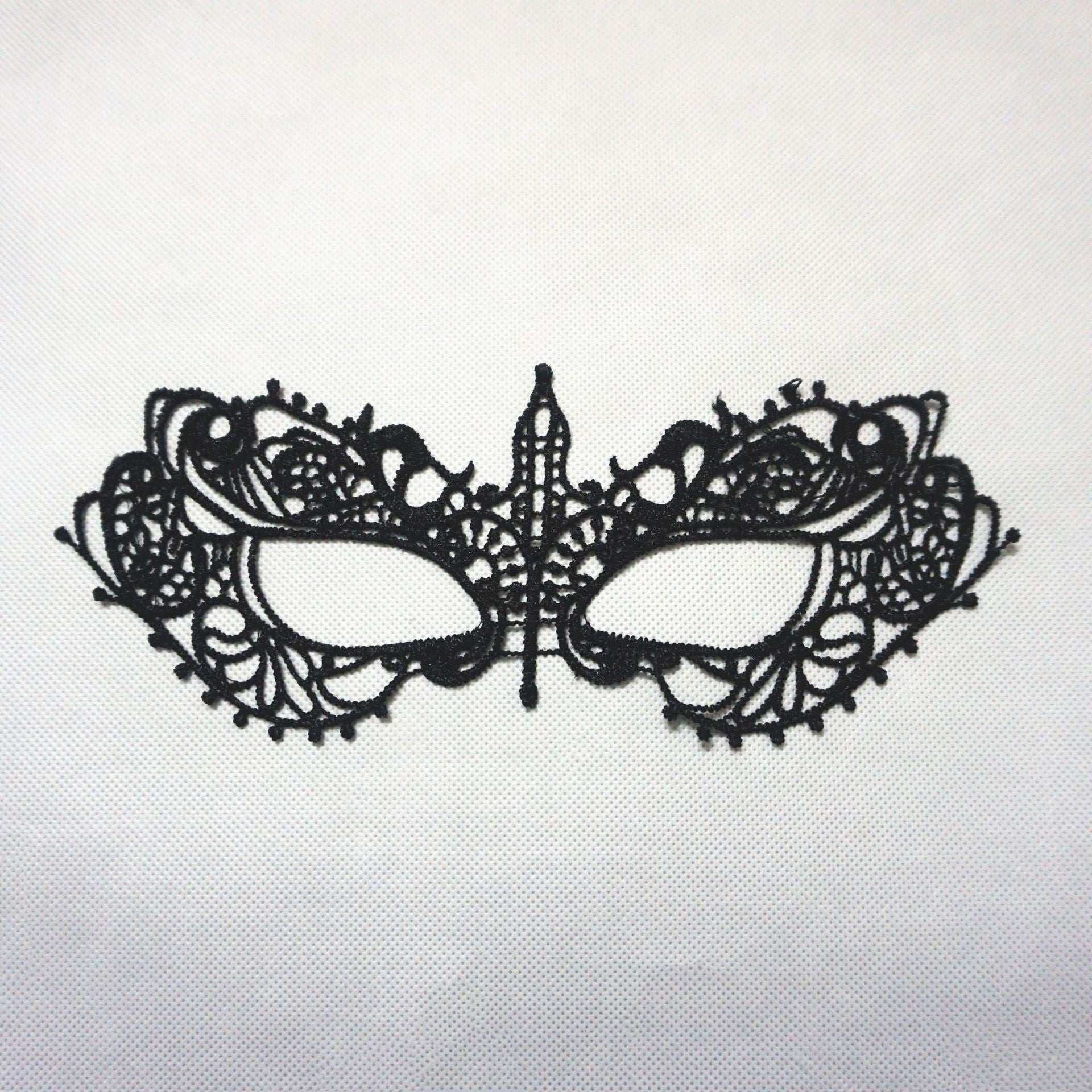 Factory Direct Sales Black Queen Sexy Lace Eye Mask Fashion Theme Prom Party Mask Halloween Christmas