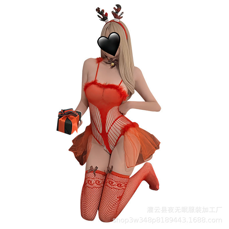 Foreign trade new sexy lingerie European and American Halloween cosplay role-playing clothing nun clothing Amazon cross-border