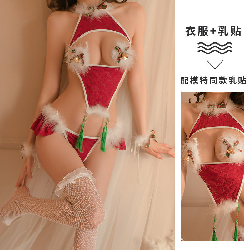 Sexy Lingerie Uniform Temptation Halloween Cosplay Christmas Suit Chinese Style Bellyband Flying Han Dynasty New Year's Day