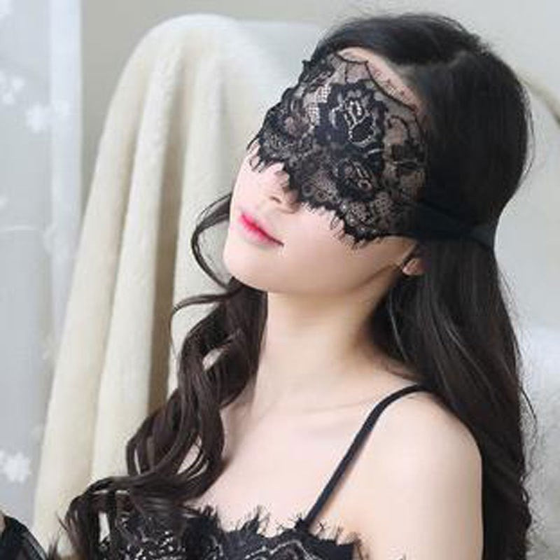 Factory Direct Sales Black Queen Sexy Lace Eye Mask Fashion Theme Prom Party Mask Halloween Christmas