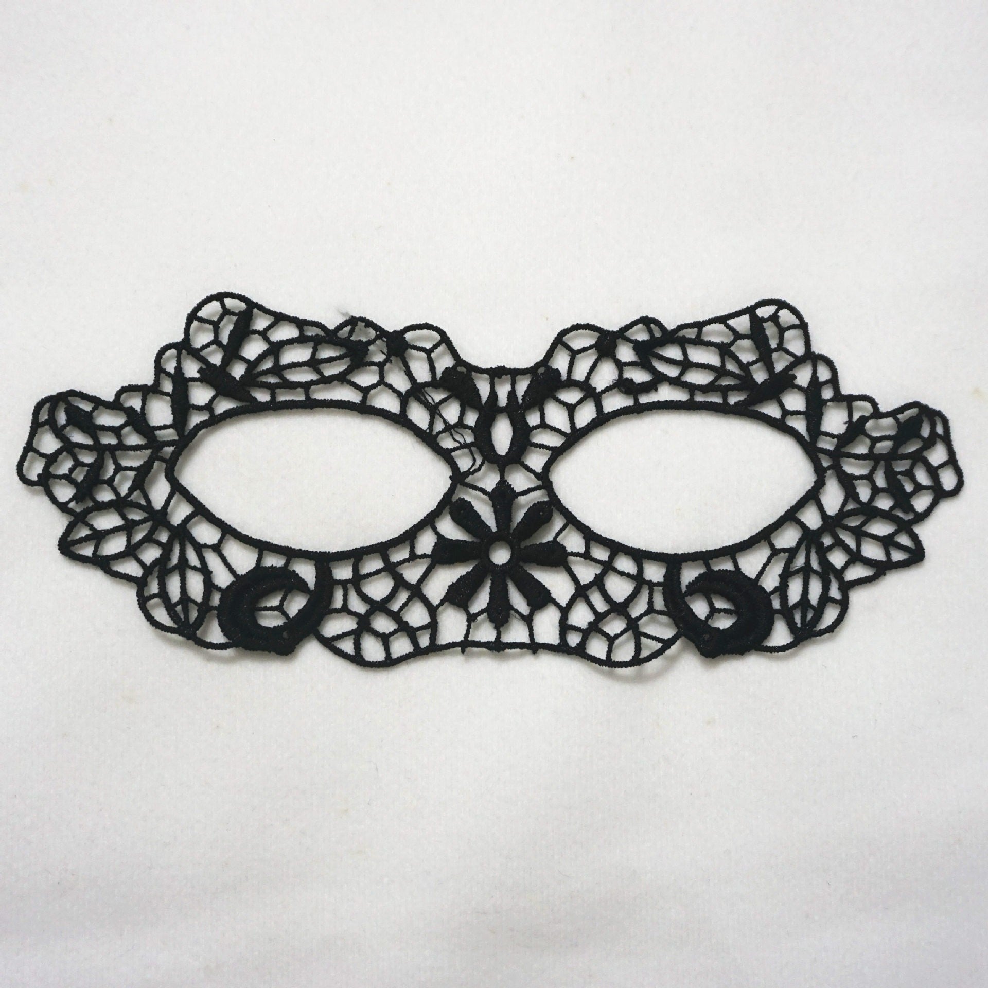 Factory Direct Sales Black Queen Sexy Lace Eye Mask Fashion Theme Prom Party Mask Halloween Christmas
