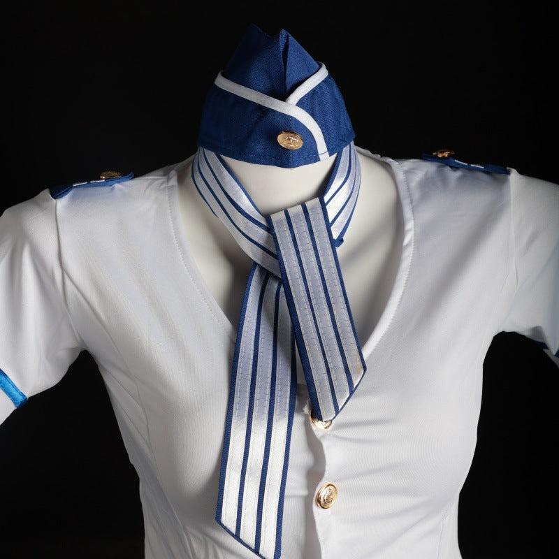 LS Sentice Underwear Uniform JK suit Temptation Uniform Stewardess Sailor suit Women Pleated Skirt 8193