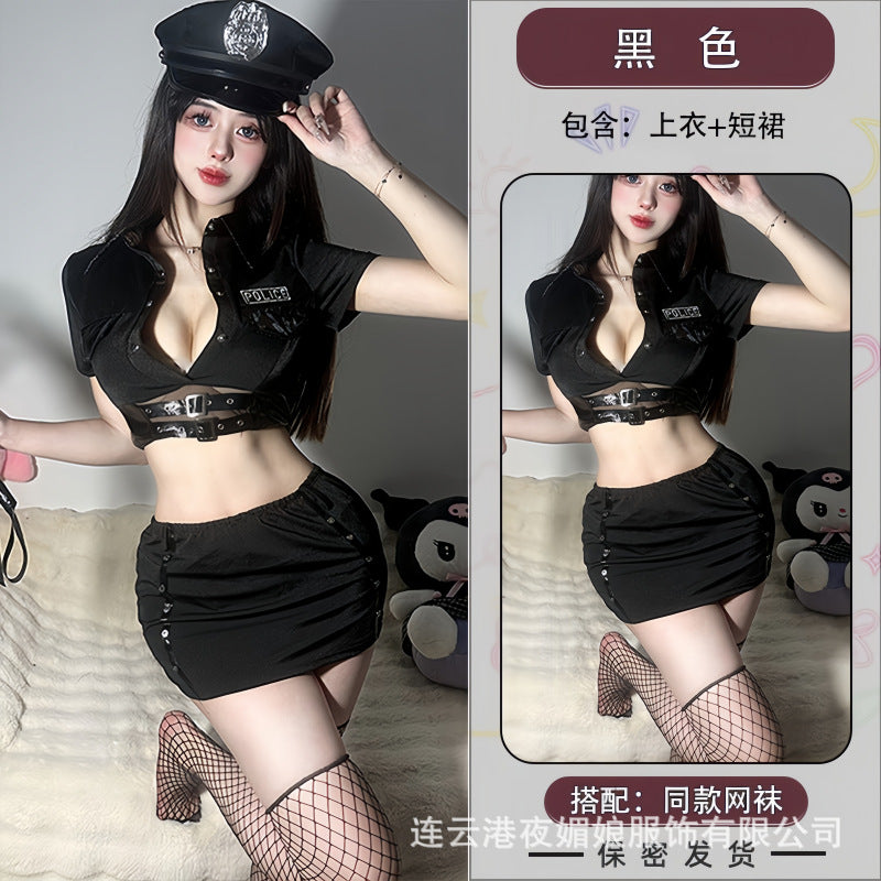 sexy lingerie sexy motorcycle stewardess hot girl policewoman bar nightclub ktv halloween cos cosplay uniform