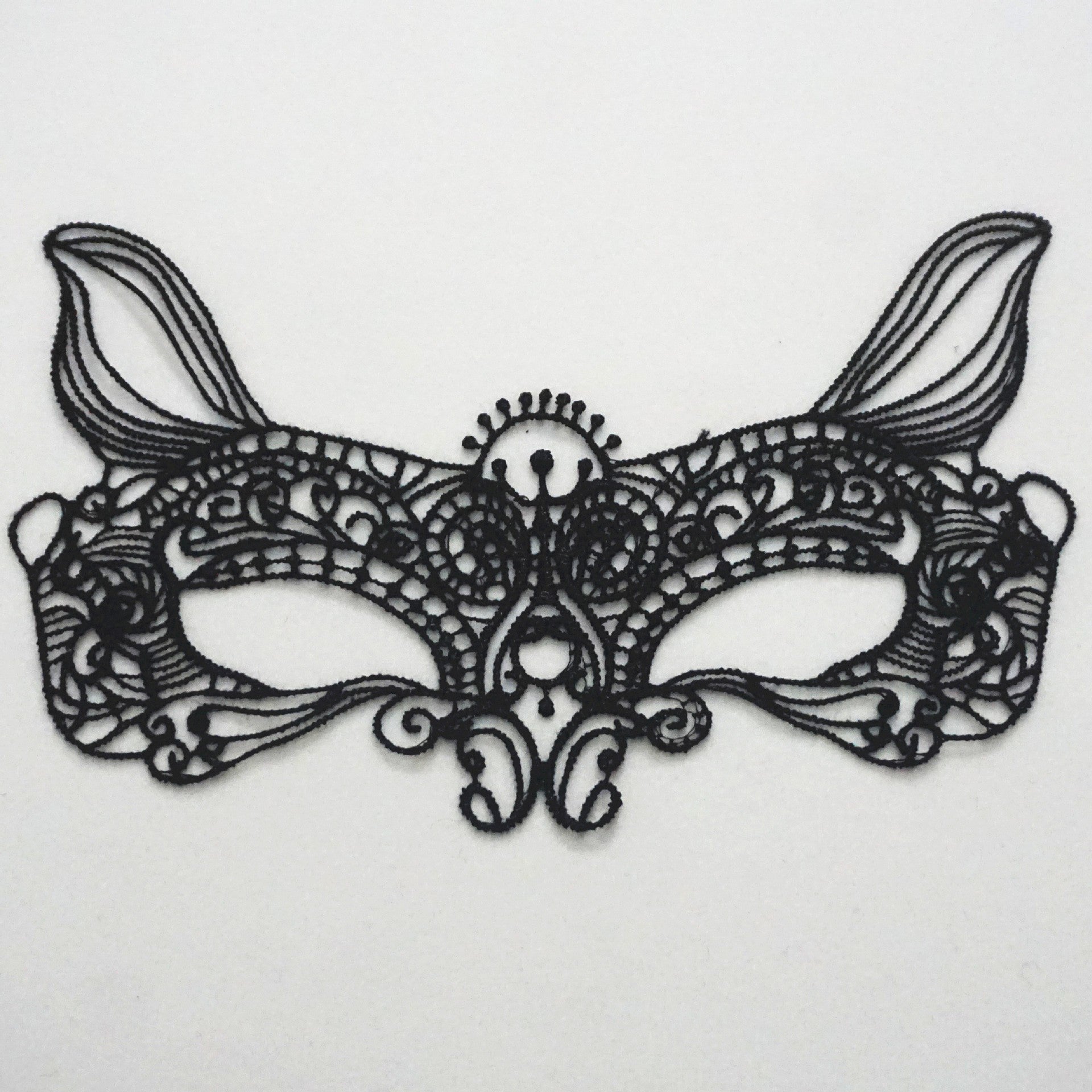 Factory Direct Sales Black Queen Sexy Lace Eye Mask Fashion Theme Prom Party Mask Halloween Christmas
