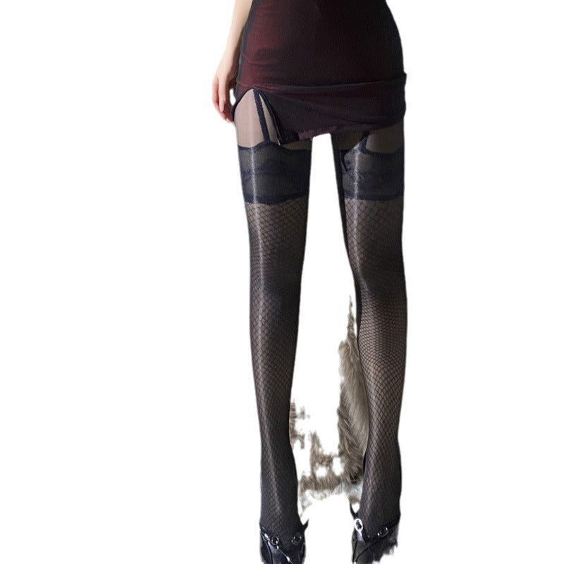 LS Sex Underwear Products Sexy Uniform Temptation Pajamas Pure Desire Pants Lilly Lace Net Stockings