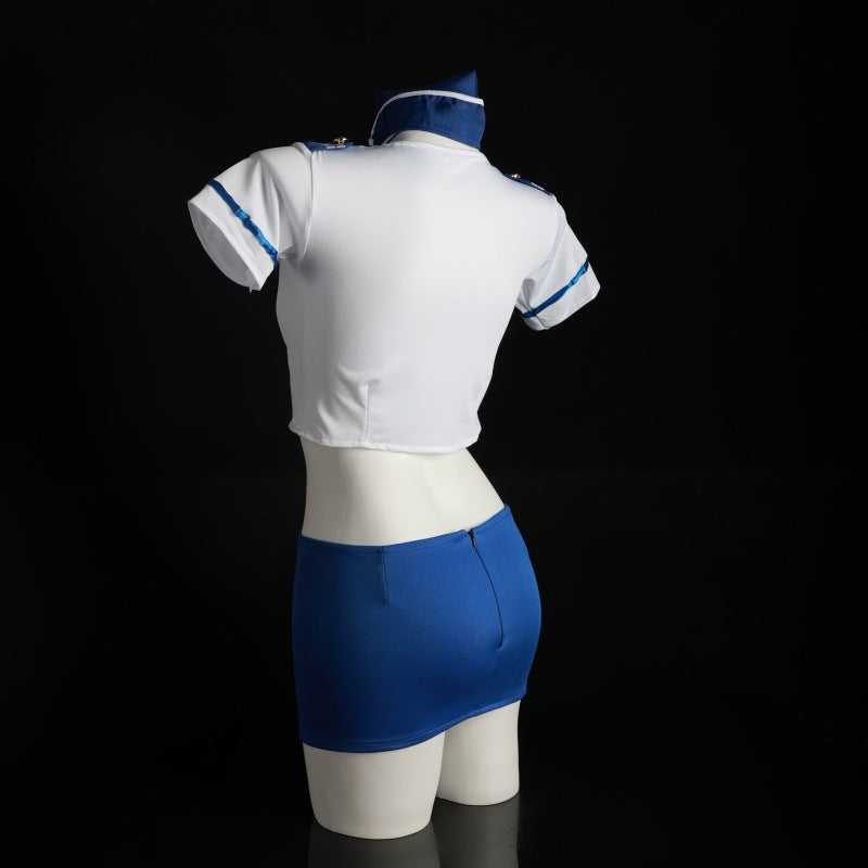 LS Sentice Underwear Uniform JK suit Temptation Uniform Stewardess Sailor suit Women Pleated Skirt 8193