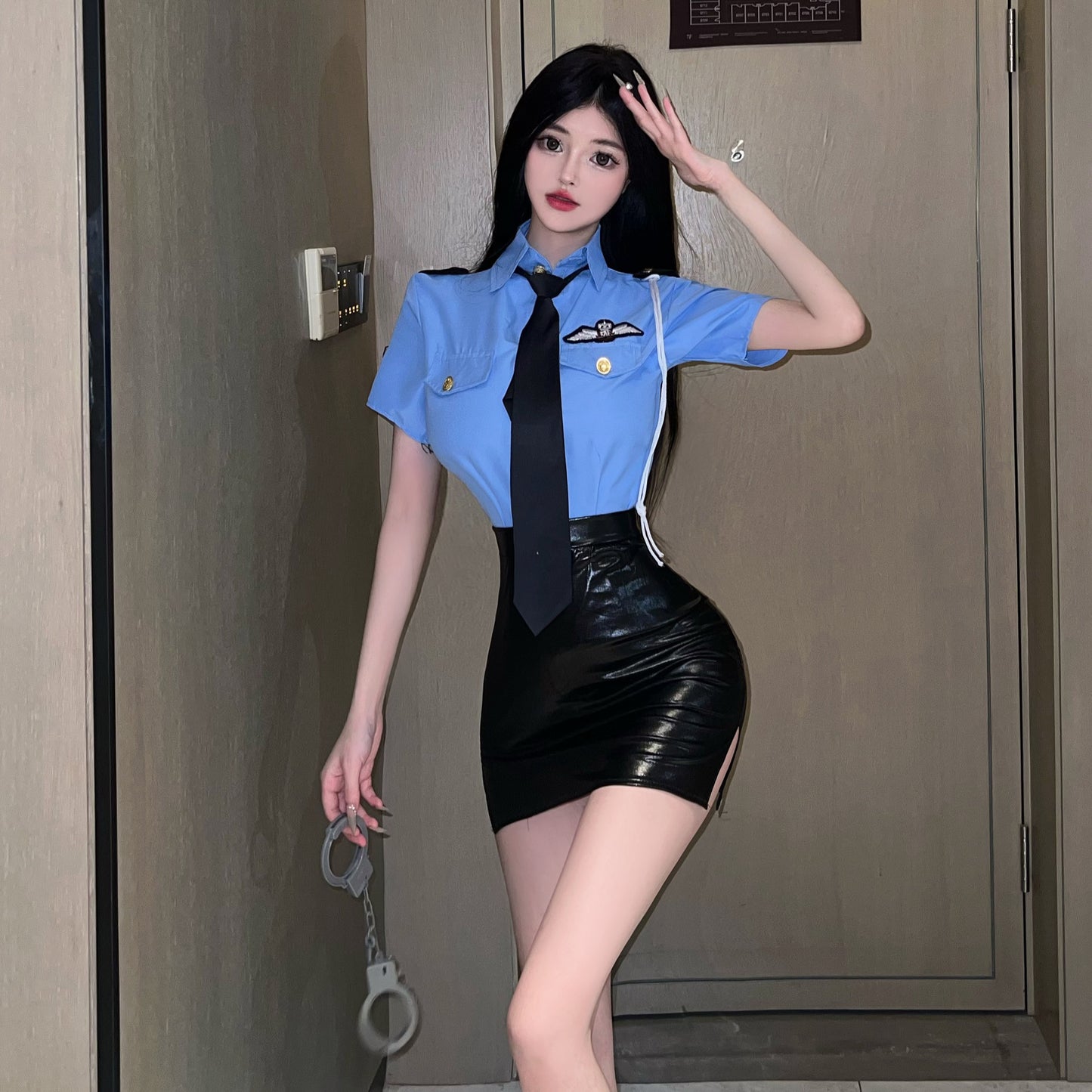 Halloween sexy lingerie sexy nightclub policewoman uniform temptation bed free stewardess passion clothes suit