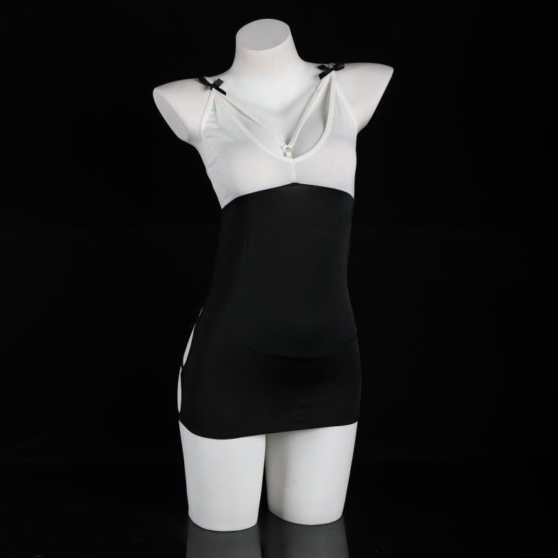 LS Sexy Lingerie Bed Tease Suspender Skirt Passionate Pajamas Sexy Hip Skirt No-Take-Off Flirting Suit
