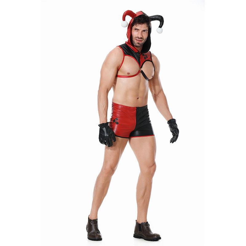 European and American Cross-Border Halloween Macho Clown Sexy Sexy Lingerie Cosplay Nightclub Temptation Stage Performance Clothing