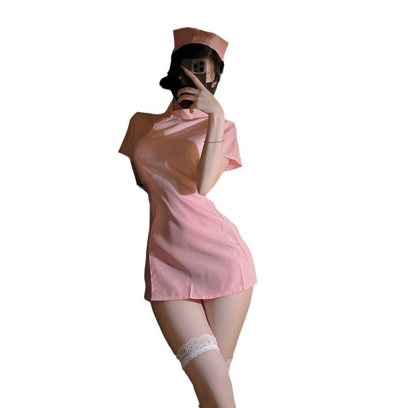 Sex lingerie nurse outfit pure desire bed cosplay sexy uniform suit temptation Halloween suit 1418