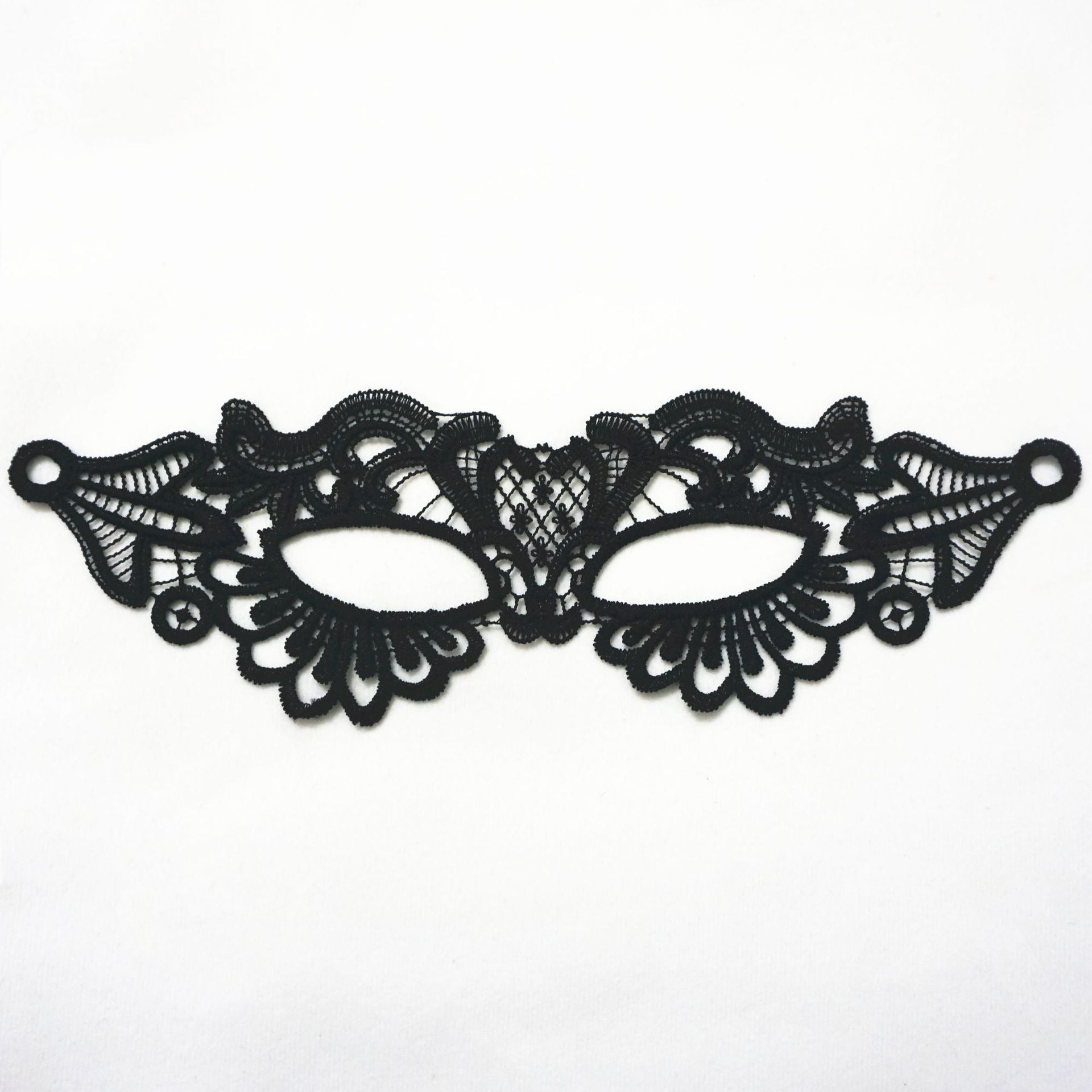 Factory Direct Sales Black Queen Sexy Lace Eye Mask Fashion Theme Prom Party Mask Halloween Christmas