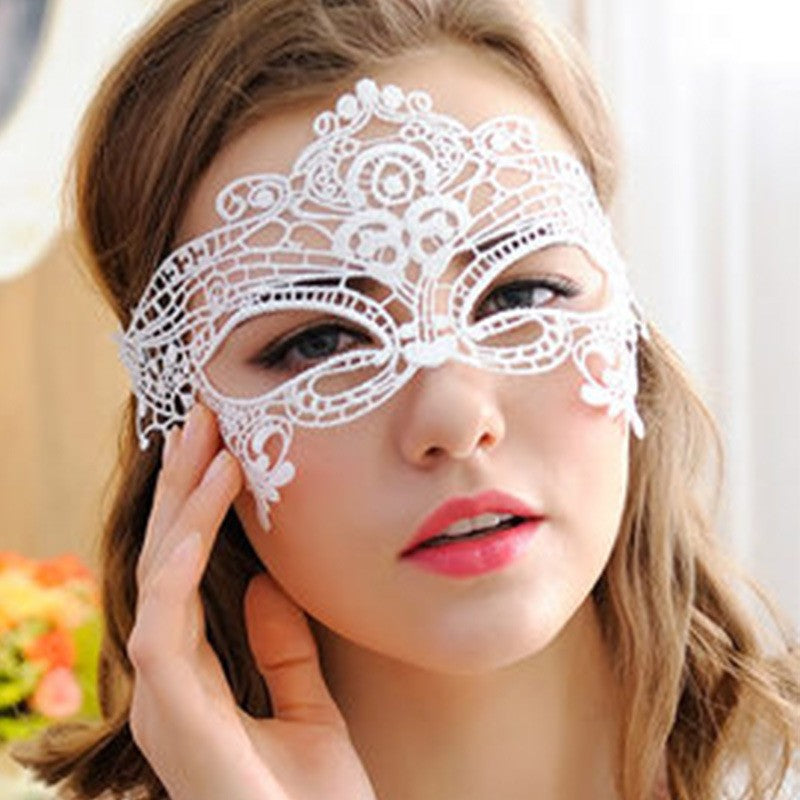 Factory Direct Sales Black Queen Sexy Lace Eye Mask Fashion Theme Prom Party Mask Halloween Christmas